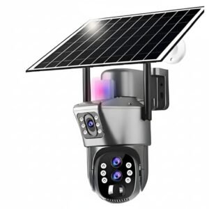 كاميرا الطاقة الشمسية بثلاث عدسات